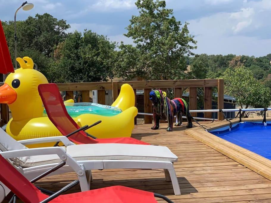 Gite A La Ferme Avec Jacuzzi Et Piscine Chauffee Saint-Felix-de-Tournegat Exterior photo